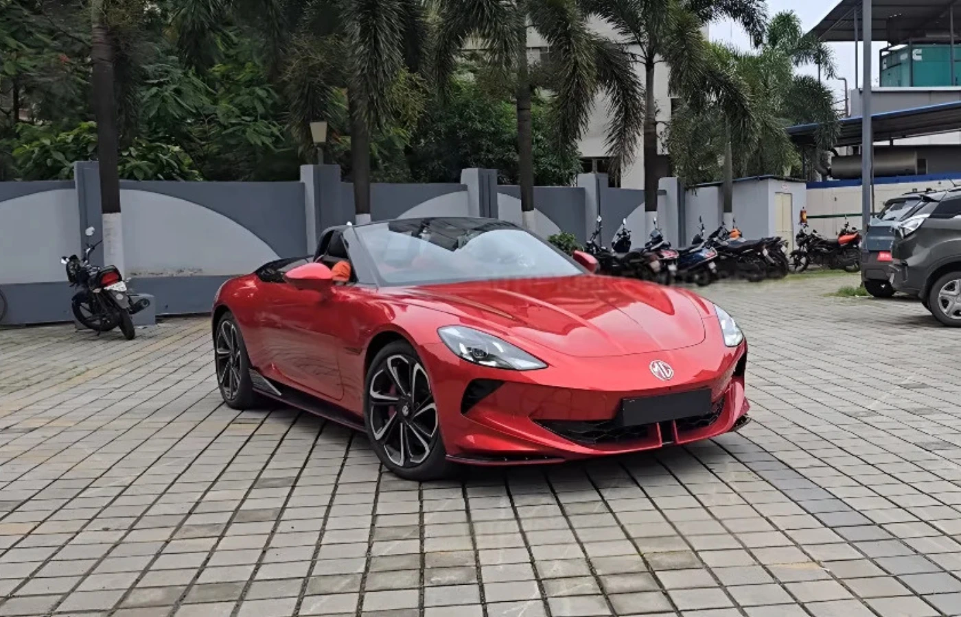 The MG Cyberster has started to arrive at showrooms, with the launch just around the corner